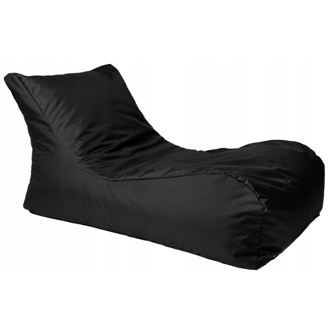 Sedací vak na ležení XXL černý – pohodlné herní křeslo a relaxační vak do domu i na zahradu