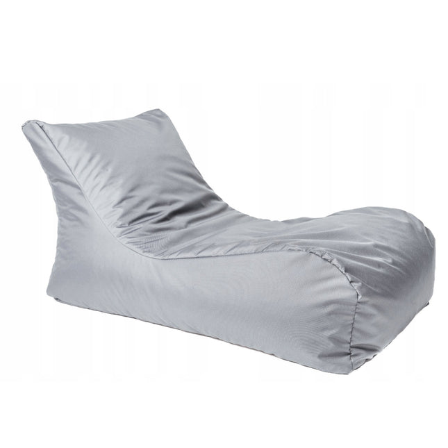 Sedací vak na ležení XXL světle šedý – pohodlné herní křeslo a relaxační vak do domu i na zahradu