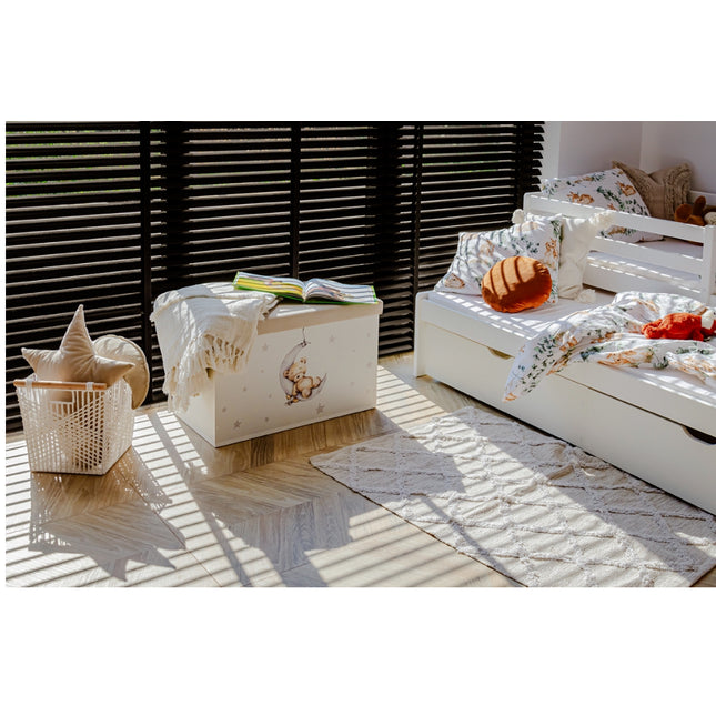 Truhla na hračky čalouněná medvíděk