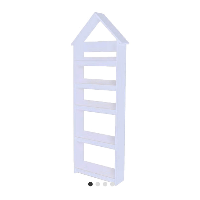 Dětská knihovnička Domek bílý – styl skandinávský | Montessori inspirace