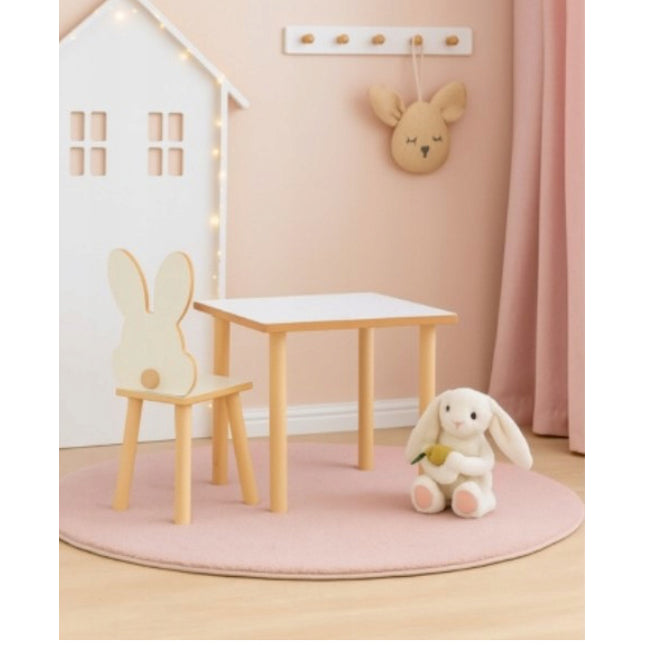 Dětský stůl + židlička Králíček s ocáskem