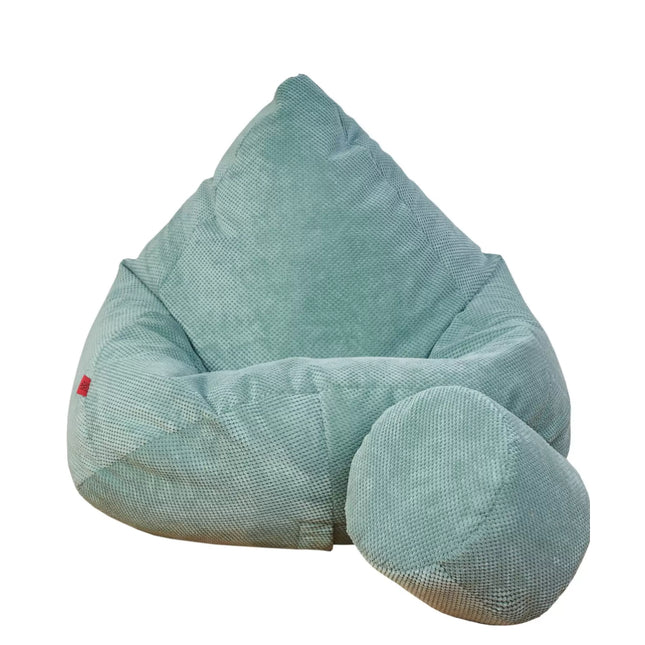 Vak na sezeni + podnožník mátový Sako Loft samet