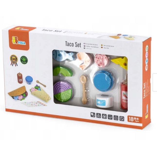 Viga Dřevěná sada jídlo