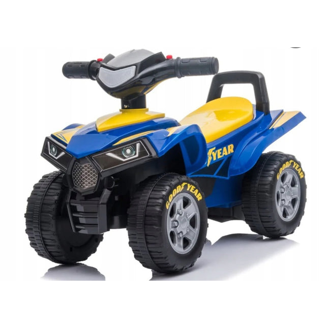 Odrážedlo červená čtyřkolka/quad modra