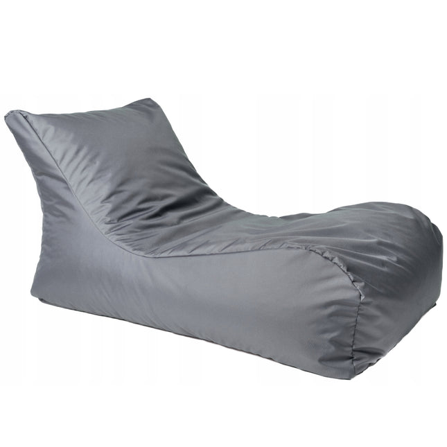 Sedací vak na ležení XXL šedý – pohodlné herní křeslo a relaxační vak do domu i na zahradu