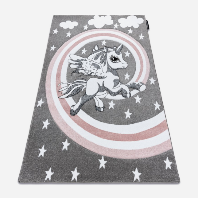 Dětský kusový koberec Petit Pony grey