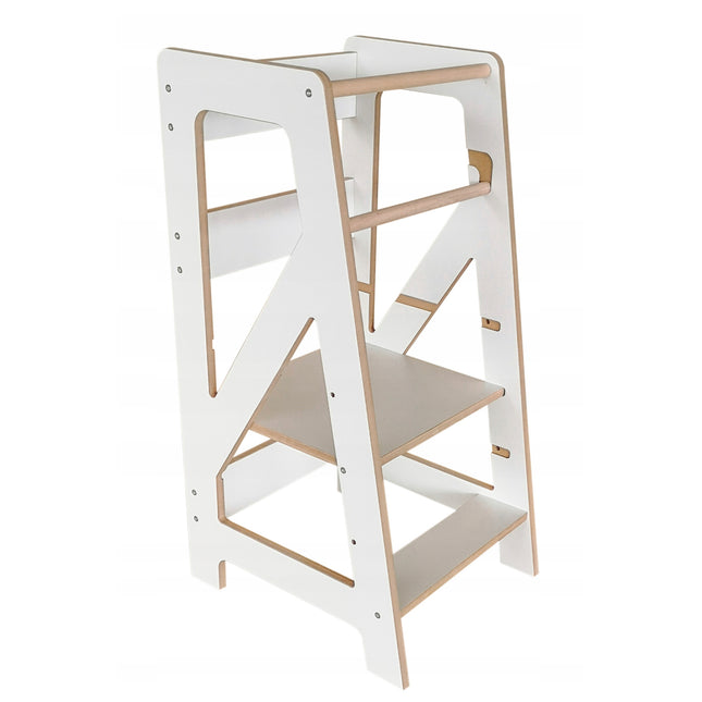 Rostoucí učící věž bílá 85 cm