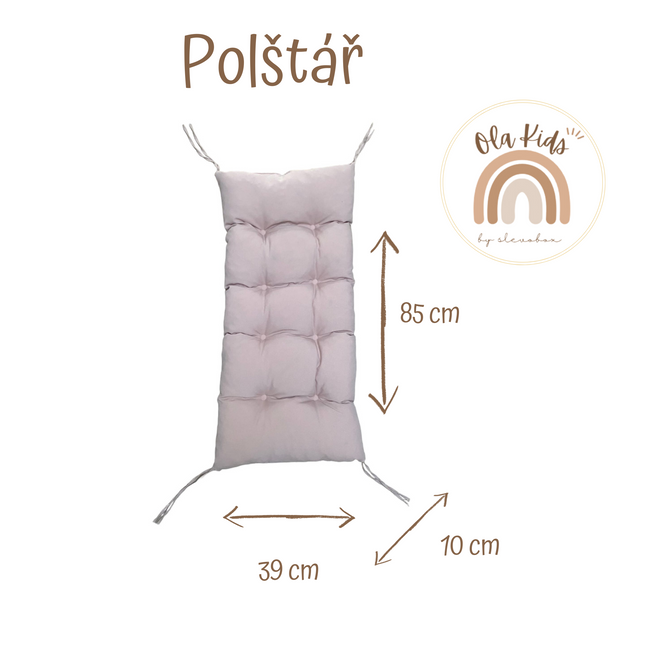 Polštář na houpačku Montessori - béžový
