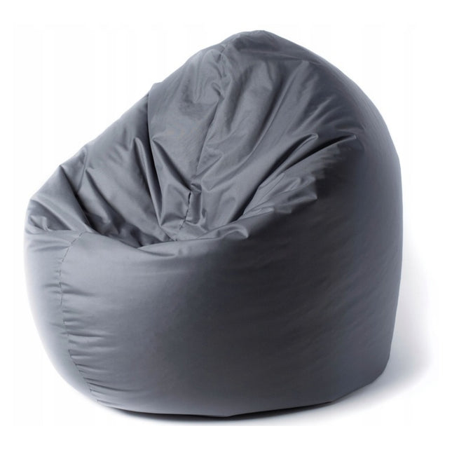 Sedací vak 2v1 – pufa a polštář, pro děti i dospělé, do interiéru i na zahradu šedý