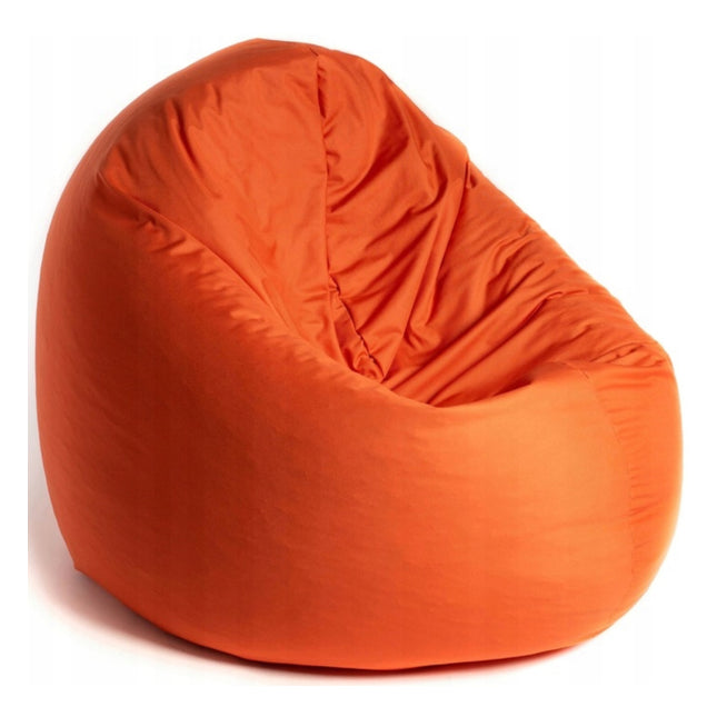 Sedací vak 2v1 – pufa a polštář, pro děti i dospělé, do interiéru i na zahradu oranžový