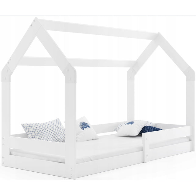 Postel domeček Interbeds 87 x 164 bílá včetně roštu a matraci