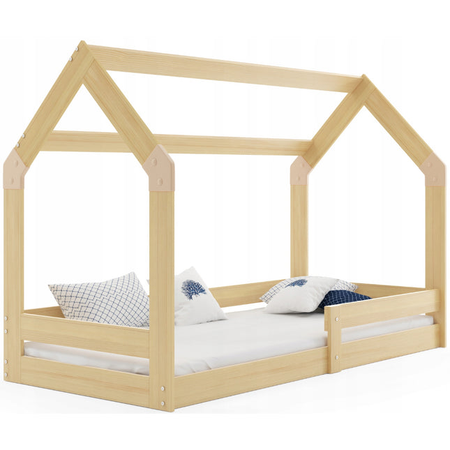 Postel domeček Interbeds 87 x 164 borovice včetně roštu a matraci