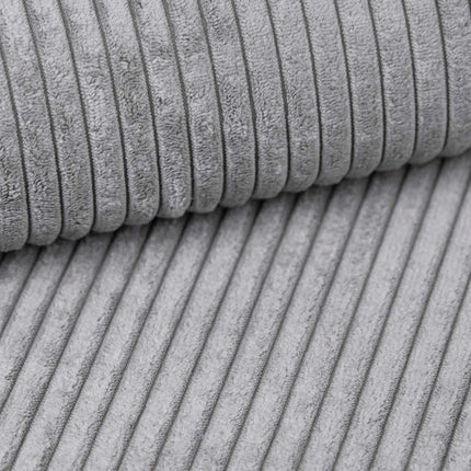 Manšestrový sedací vak pro děti ŠEDÝ + PODNOŽKA ZDARMA