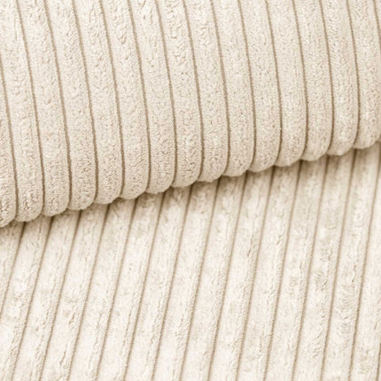 Manšestrový sedací vak pro děti BEŽOVÝ + PODNOŽKA ZDARMA