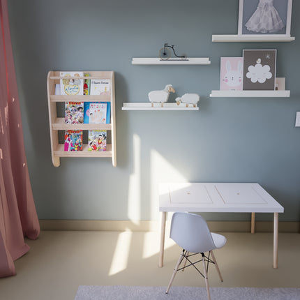 Dětská knihovnička – skandinávský styl, 50 cm