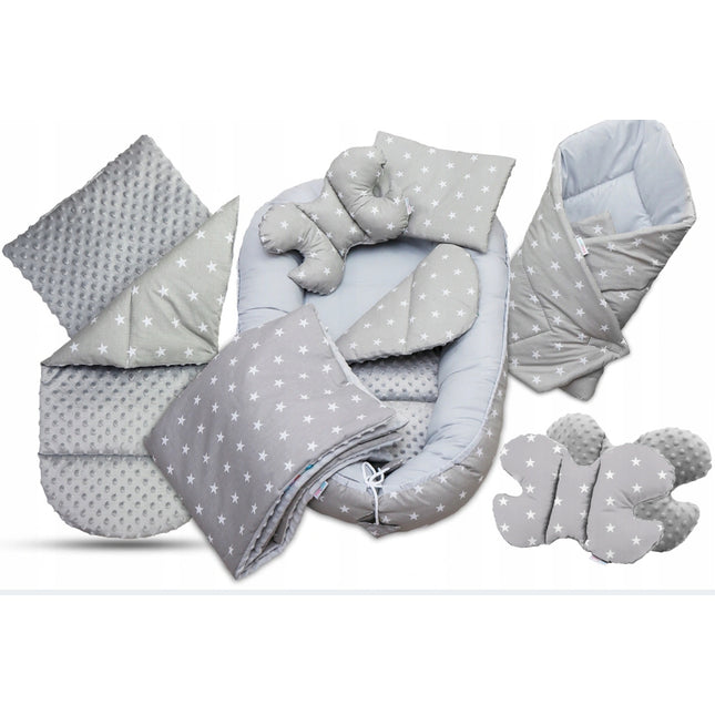 Kokon dětské hnízdečko ohrádka minky 6 elementů Hvězdy