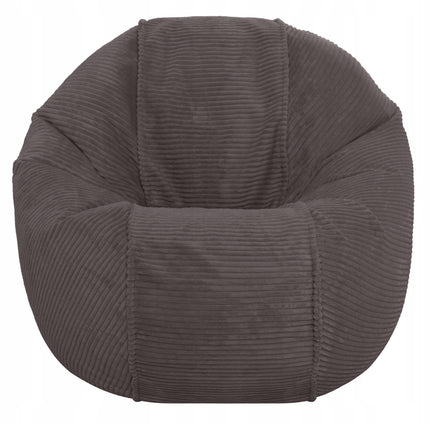 SEDACÍ VAK OVAL 2v1 – plyšový MANŠESTR • 120 cm taupé