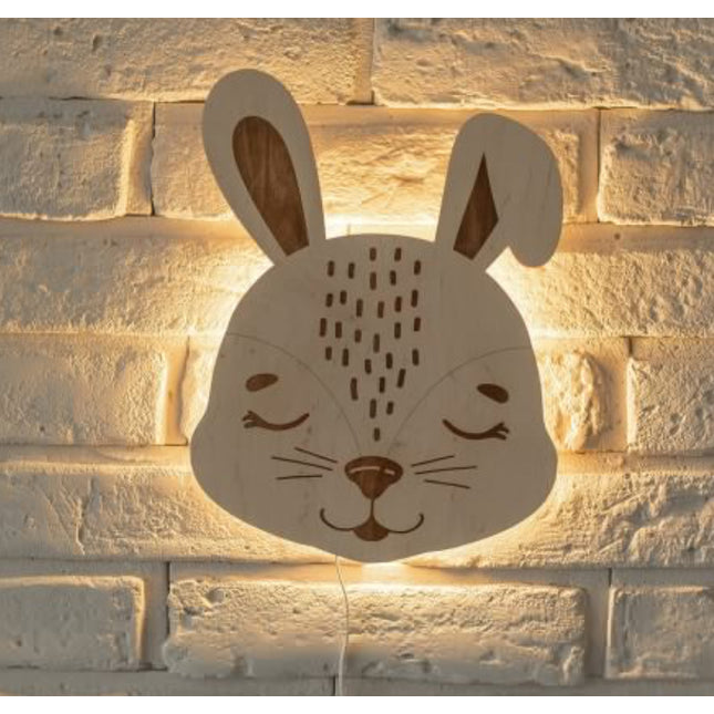 Dětská nástěnná lampička Králíček