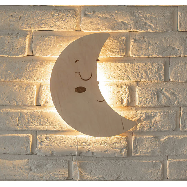 Dětská nástěnná lampička měsíc