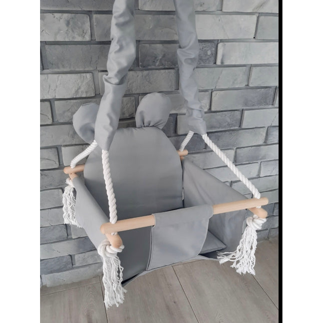 Dětská houpačka s opěrátkem Medvídek