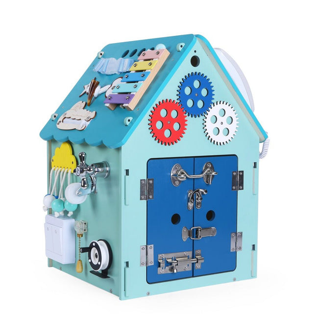 Activity board Domeček modrý