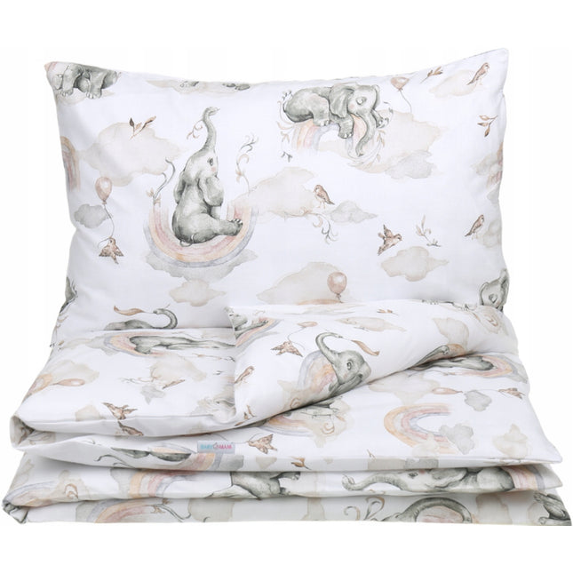 Dětské Povlečení - 2dílná sada ložního prádla Slonik 120x90 cm
