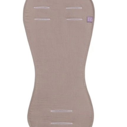 Prodyšná 3D mušelínová vložka do autosedačky i do kočárku – proti pocení béžova