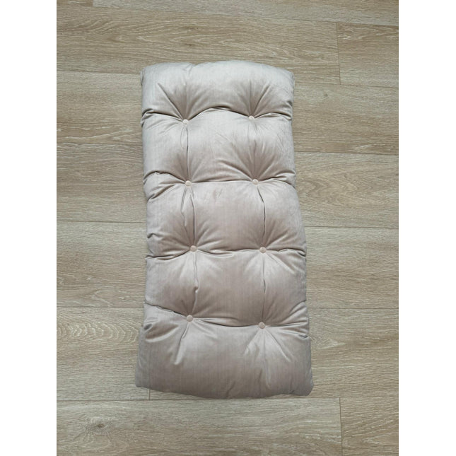 Antialergický sametový Polštář na houpačku Montessori -  béžový