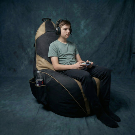 Sedací vak gamingovy Herní křeslo bežový Premium