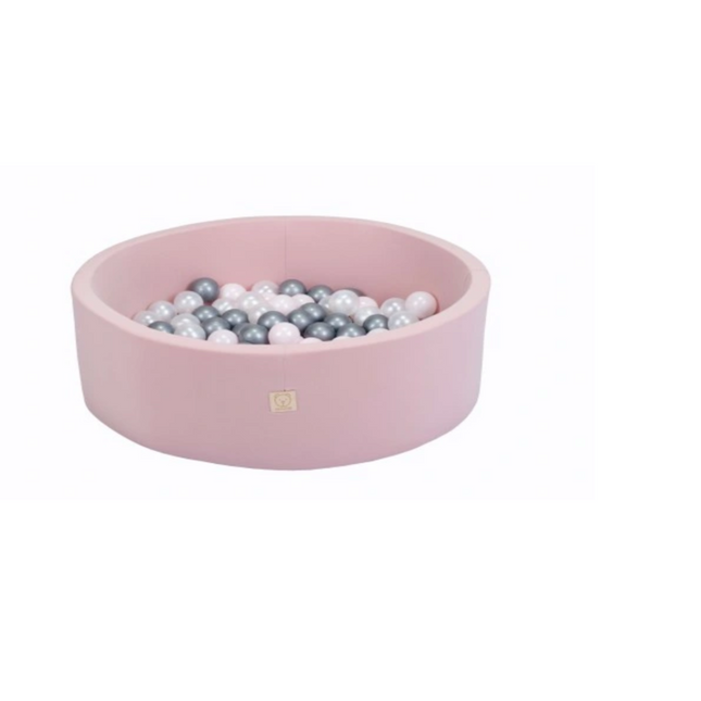 Suchý bazén - včetně 200 ks míčků - růžovo - šedy