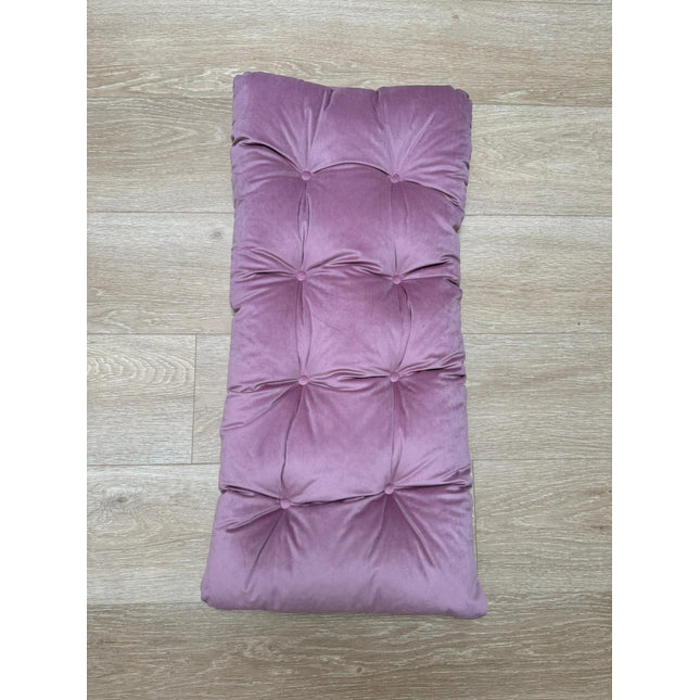 Antialergický sametový Polštář na houpačku Montessori -  růžový