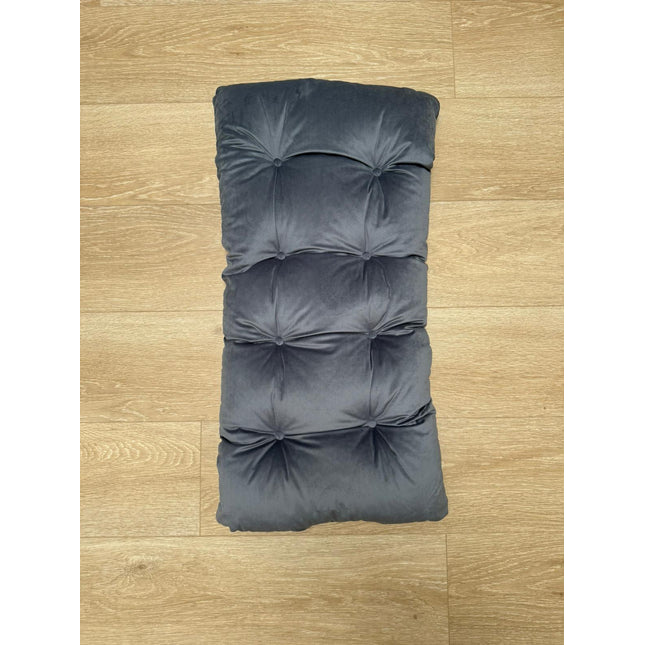 Antialergický sametový Polštář na houpačku Montessori -  šedý