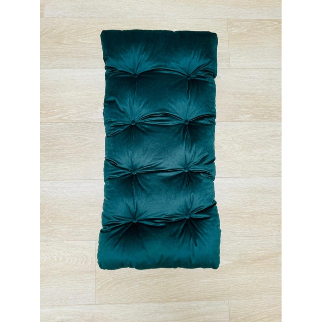 Antialergický sametový Polštář na houpačku Montessori -  zelený