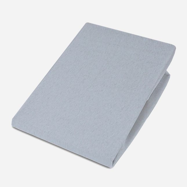 Dětské prostěradlo do postele Jersey - 120 x 60 cm, jasno šedé