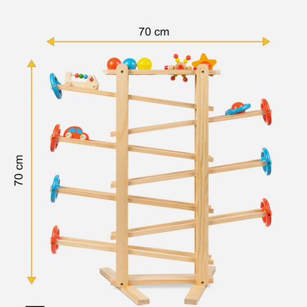 Velka Montessori kuličková dráha XXXL 70 cm