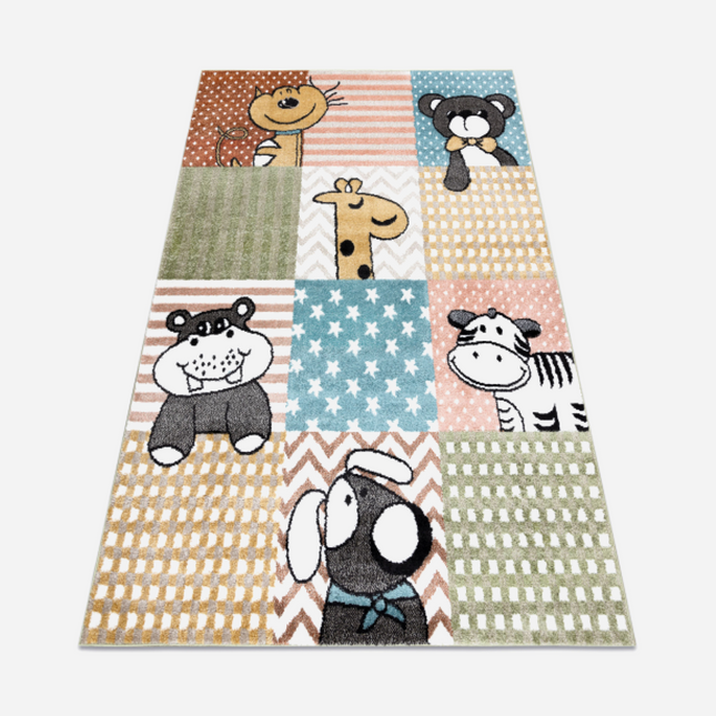 Dětský kusový koberec FUN PETS multicolor