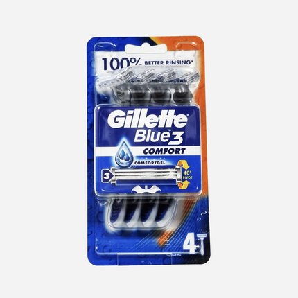 Gillette Blue 3 comfort, 4 ks