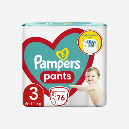 Pampers Pants 3, 64ks/baleni, 6-11 kg