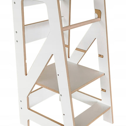Rostoucí učící věž bílá 85 cm